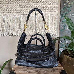JAS-M.B. London Wings Traveler Boston Double Top Handle Shoulder Strap Satchel